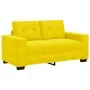 3-piece sofa set with yellow velvet cushions | Foro24.es | Tu tienda online para hogar, jardín y más Foro24.es