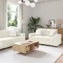 3-Piece Sofa Set with Cream Velvet Cushions | Foro24.es | Tu tienda online para hogar, jardín y más Foro24.es