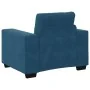 3-Piece Sofa Set with Blue Velvet Cushions | Foro24.es | Tu tienda online para hogar, jardín y más Foro24.es