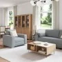 3-Piece Sofa Set with Light Grey Fabric Cushions | Foro24.es | Tu tienda online para hogar, jardín y más Foro24.es
