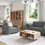 3-piece sofa set with fabric cushions in dark grey by , Sofas - Ref: Foro24-3324659, Price: 654,44 €, Discount: %