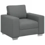 3-piece sofa set with fabric cushions in dark grey by , Sofas - Ref: Foro24-3324659, Price: 654,44 €, Discount: %