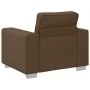 3-Piece Sofa Set with Brown Fabric Cushions | Foro24.es | Tu tienda online para hogar, jardín y más Foro24.es