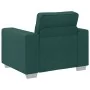 3-Piece Sofa Set with Dark Green Fabric Cushions | Foro24.es | Tu tienda online para hogar, jardín y más Foro24.es