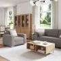3-teilige Sofagarnitur mit taupefarbenen Stoffkissen von , Sofas - Ref: Foro24-3324664, Preis: 664,52 €, Rabatt: %