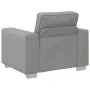 3-Piece Sofa Set with Cloud Grey Fabric Cushions | Foro24.es | Tu tienda online para hogar, jardín y más Foro24.es