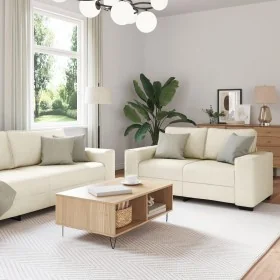 2-Piece Sofa Set with Linen Cushions