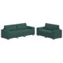 2-Piece Sofa Set with Yellow Fabric Cushions | Foro24.es | Tu tienda online para hogar, jardín y más Foro24.es