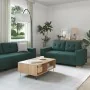 2-Piece Sofa Set with Yellow Fabric Cushions | Foro24.es | Tu tienda online para hogar, jardín y más Foro24.es