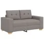 2-Piece Sofa Set with Dark Green Fabric Cushions | Foro24.es | Tu tienda online para hogar, jardín y más Foro24.es