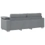 2-teilige Sofagarnitur mit hellgrauen Stoffkissen von , Sofas - Ref: Foro24-3324740, Preis: 489,17 €, Rabatt: %
