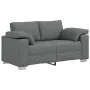 2-Piece Sofa Set with Dark Grey Fabric Cushions by , Sofas - Ref: Foro24-3324741, Price: 489,89 €, Discount: %