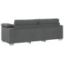 2-Piece Sofa Set with Dark Grey Fabric Cushions by , Sofas - Ref: Foro24-3324741, Price: 489,89 €, Discount: %