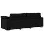 Conjunto de sofá de 2 piezas con cojines de tela negra de , Sofás - Ref: Foro24-3324742, Precio: 492,80 €, Descuento: %