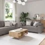 2-Piece Sofa Set with Taupe Fabric Cushions | Foro24.es | Tu tienda online para hogar, jardín y más Foro24.es