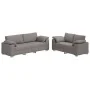2-Piece Sofa Set with Taupe Fabric Cushions | Foro24.es | Tu tienda online para hogar, jardín y más Foro24.es