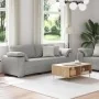 2-Piece Sofa Set with Cloud Grey Fabric Cushions | Foro24.es | Tu tienda online para hogar, jardín y más Foro24.es