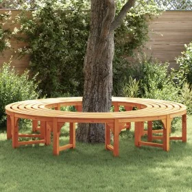 Outdoor tree bench 200 cm made of solid eucalyptus wood by , garden benches - Ref: Foro24-3324836, Price: 413,74 €, Discount: %