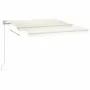 Automatic awning LED wind sensor cream 3.5x2.5 m by vidaXL, Awnings - Ref: Foro24-3069932, Price: 576,81 €, Discount: %