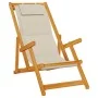Klappbare Strandkörbe 2 Stück Taupe aus Akazienholz und Textilene | Foro24.es | Tu tienda online para hogar, jardín y más Foro24.es