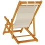 Klappbare Strandkörbe 2 Stück Taupe aus Akazienholz und Textilene | Foro24.es | Tu tienda online para hogar, jardín y más Foro24.es