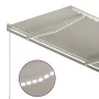 Automatic awning LED wind sensor cream 3.5x2.5 m by vidaXL, Awnings - Ref: Foro24-3069932, Price: 576,81 €, Discount: %