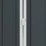 Bird aviary with anthracite extension 112x442x141 cm steel by , Feet and bird cages - Ref: Foro24-3325145, Price: 518,30 €, D...