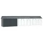 Bird aviary with anthracite extension 112x640x141 cm steel | Foro24.es | Tu tienda online para hogar, jardín y más Foro24.es