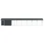 Aviary for birds with extension Anthracite 112x838x141 cm Steel | Foro24.es | Tu tienda online para hogar, jardín y más Foro24.es