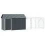 Aviario para Aves con Extensión Anthracite 112x421x141 cm Acero de , Pies y jaulas para pájaros - Ref: Foro24-3325148, Precio...