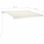 Automatische Markise LED-Windsensor Creme 3,5x2,5 m von vidaXL, Markisen - Ref: Foro24-3069932, Preis: 576,81 €, Rabatt: %