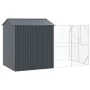 Aviario para pájaros con extensión antirrayas 210x421x247 cm de acero de , Pies y jaulas para pájaros - Ref: Foro24-3325156, ...