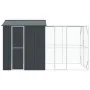 Aviario para pájaros con extensión antirrayas 210x421x247 cm de acero de , Pies y jaulas para pájaros - Ref: Foro24-3325156, ...