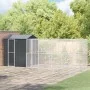 Aviario para Pájaros con Extensión Anthracita 210x619x247 cm Acero de , Pies y jaulas para pájaros - Ref: Foro24-3325157, Pre...