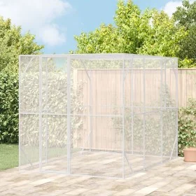 Anthracite bird aviary 302x206x214 cm made of Steel by , Feet and bird cages - Ref: Foro24-3325161, Price: 369,57 €, Discount: %