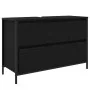 Conjunto de muebles de baño de 3 piezas en madera ingenierada de roble negro de , Tocadores de baño - Ref: Foro24-3328359, Pr...