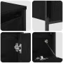 3-teiliges Badmöbel-Set aus schwarzem Eichenholz von , Badezimmerwaschtische - Ref: Foro24-3328359, Preis: 200,23 €, Rabatt: %