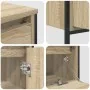 Conjunto de Muebles de Baño de 3 Piezas de en Madera Engineered de Roble Sonoma de , Tocadores de baño - Ref: Foro24-3328360,...
