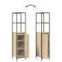 3-teiliges Badmöbel-Set aus Sonoma-Eichenholz von , Badezimmerwaschtische - Ref: Foro24-3328360, Preis: 186,19 €, Rabatt: %