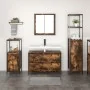 3-piece bathroom furniture set in smoked oak and crafted wood by , bathroom vanities - Ref: Foro24-3328361, Price: 187,66 €, ...