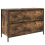 3-piece bathroom furniture set in smoked oak and crafted wood by , bathroom vanities - Ref: Foro24-3328361, Price: 187,66 €, ...