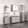Conjunto de Muebles de Baño de 3 Piezas Gris Sonoma de Madera Elaborada de , Tocadores de baño - Ref: Foro24-3328362, Precio:...