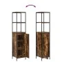 3-piece bathroom furniture set in smoked oak and crafted wood by , bathroom vanities - Ref: Foro24-3328361, Price: 187,66 €, ...