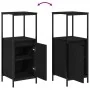 VidaXL 5-Piece Bathroom Furniture Set in Black Oak Wood by , Bathroom furniture - Ref: Foro24-3328369, Price: 326,01 €, Disco...