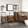 5-teiliges Badmöbel-Set aus geräucherter Eiche mit abgeleitetem Holz von , Badezimmermöbel - Ref: Foro24-3328371, Preis: 302,...