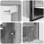 5-teiliges Badmöbel-Set aus Holz in Sonoma Grey von , Badezimmermöbel - Ref: Foro24-3328372, Preis: 311,72 €, Rabatt: %