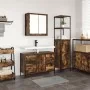 2-teiliges Badmöbel-Set aus geräuchertem Eichenholz von , Badezimmerwaschtische - Ref: Foro24-3328376, Preis: 158,38 €, Rabat...