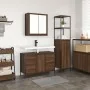 Juego de Muebles de Baño de 2 Piezas en Madera de Roble Marrón de , Tocadores de baño - Ref: Foro24-3328378, Precio: 163,80 €...