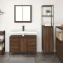 Juego de Muebles de Baño de 2 Piezas en Madera de Roble Marrón de , Tocadores de baño - Ref: Foro24-3328378, Precio: 163,80 €...
