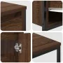 Juego de Muebles de Baño de 2 Piezas en Madera de Roble Marrón de , Tocadores de baño - Ref: Foro24-3328378, Precio: 163,80 €...